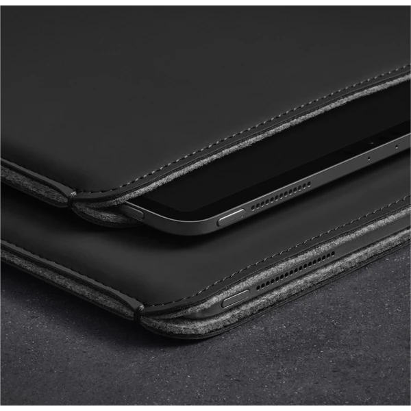 Woolnut Matte PU obal iPad Pro 12,9"/iPad Pro 13"/iPad Air 13" čierny - Puzdra - Obrázok 64JR100501