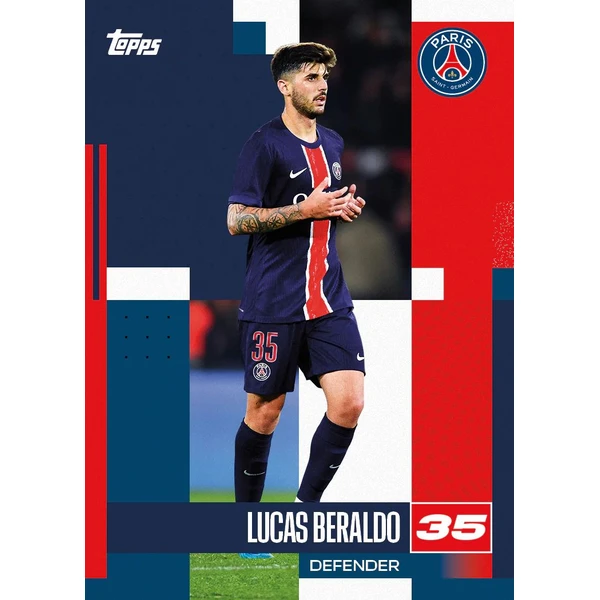 Topps futbalové karty PSG 2024/25 Team Set - Futbalové karty - Obrázok 64MF000J01