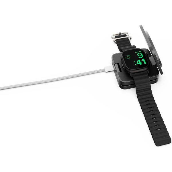 Cubenest SQ312 Fold Pro Qi2 (MagSafe) 3v1 magnetická nabíjačka čierna - Nabíjačky - Obrázok 64PF000N01