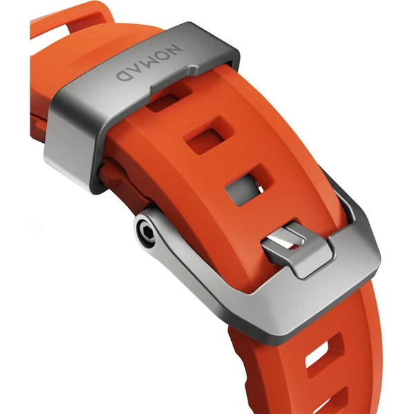 Nomad Rocky Point Band remienok Apple Watch 49/45/44/42mm strieborný/oranžový - Remienky - Obrázok 64cad5bf48554f81bfd220d4b645e512