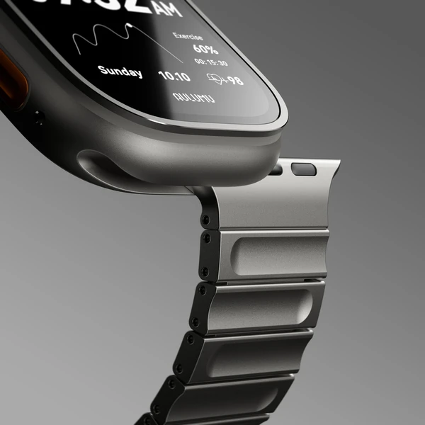 Aulumu C01 Hi-Per titánová zliatina remienok Apple Watch Ultra Black - Remienky - Obrázok 64fc549ac3174176b6819e07eb2bdacc