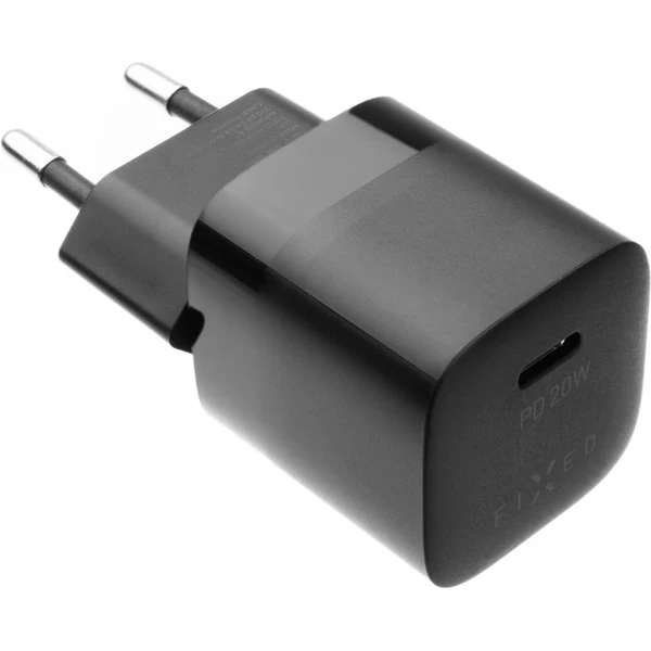 FIXED Mini nabíjačka s USB-C výstupom a káblom USB-C 1 meter PD 20W čierny - Nabíjačky - Obrázok 650a102cd7774ef99e06d7f1a385e68c