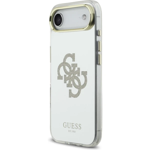 Guess PC/TPU Mirror 4G Glitter Logo MagSafe kryt iPhone Air zlatý - Puzdra - Obrázok 6512b0d1be9f49aca8598cee9c758713