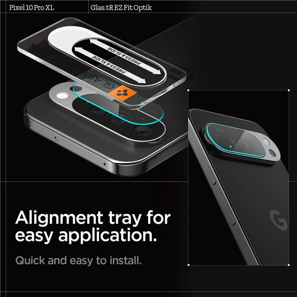Spigen Glass tR EZ Fit Optik 2 Pack tvrdené sklo na fotoapará Google Pixel 10 Pro XL číre - Ochranné fólie a sklo - Obrázok 652d8d2ea2634aea919ed4415e913eed