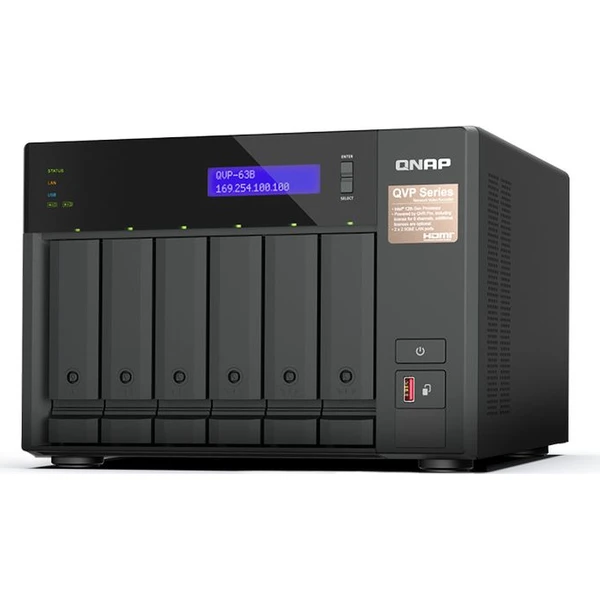 QNAP QVP-63B NAS server - Servery NAS - Hlavný obrázok