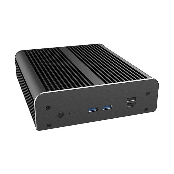 Akasa Newton TN, fanless case, čierna - Počítačové skrine - Obrázok 656X600301