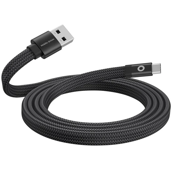 Mobile Origin Magnetic Flat Patented Original Cable USB-A to USB-C 1m, black - Káble - Obrázok 65766af4e1804fa091fe03b3d67163d8