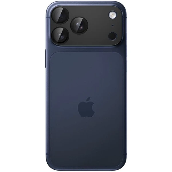 Spigen Glass TR EZ Fit Optik Pro XL sklo na fotoaparát iPhone 17 Pro Max čierne - Ochranné fólie a sklo - Obrázok 657a71c01de34ab2a14227ddffb83cf9