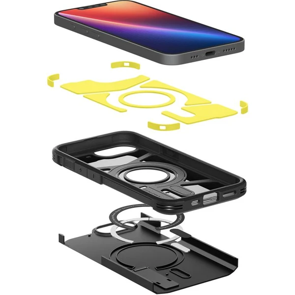 Spigen Tough Armor MagSafe kryt iPhone 17e/16e čierny - Puzdra - Obrázok 65853efadaec44a096ac42a8313d98ab