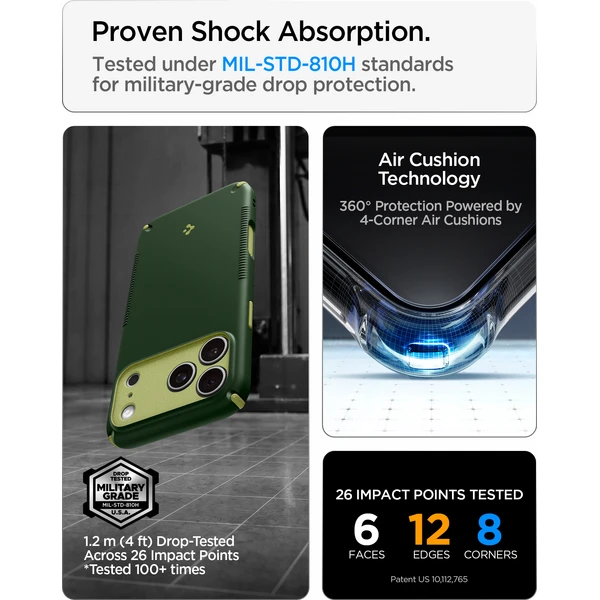 Spigen Nano Pop Hybrid MagSafe kryt iPhone 18 Pro/17 Pro avo green - Puzdra - Obrázok 65872ca240474f868ec05d582d493d3d