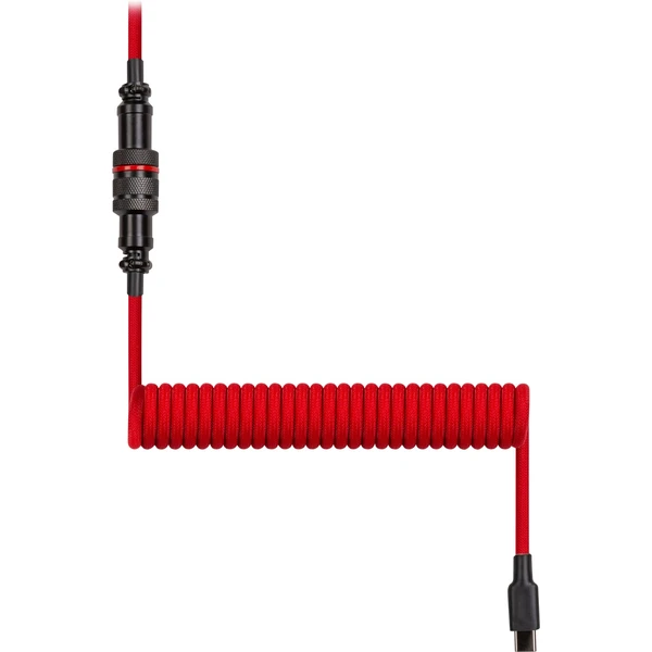 Yenkee YCU COIL RD krútený kábel USB-A/USB-C červený - Káble - Hlavný obrázok