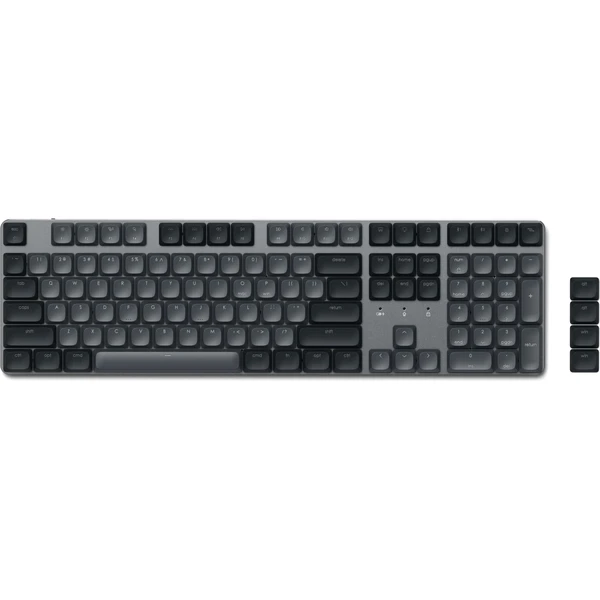 Satechi SM3 Slim mechanická podsvietená Bluetooth klávesnica US temná - Klávesnice - Obrázok 65BF000O01