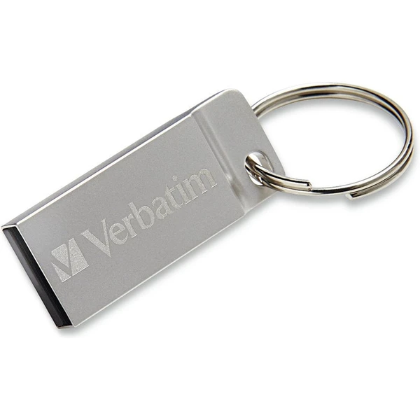 VERBATIM Flash Disk 16GB Metal Executive, USB 2.0, strieborný - Flashdisky - Obrázok 65R2000P01