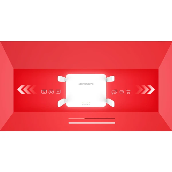 Mercusys AC10 Wi-Fi 5 router biely - Wi-Fi routery - Obrázok 65R7300401