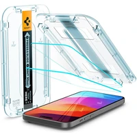 Spigen Glass tR EZ Fit 2 Pack tvrdené sklo iPhone 16 Plus/15 Plus číre - Ochranné fólie a sklo