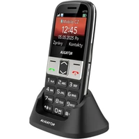 ALIGATOR A775 Senior + stolná nabíjačka čierny - Mobilné telefóny