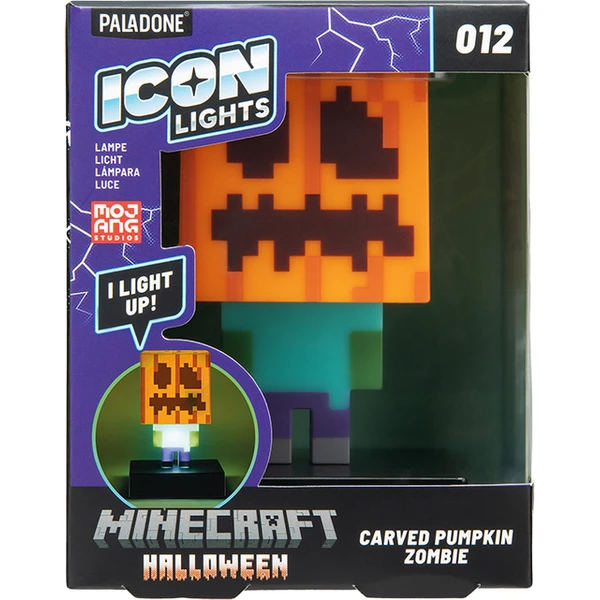 Lampička Paladone Icon Light Minecraft - Pumpkin Creeper - Lampičky - Obrázok 65WI000K01