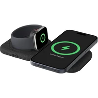 Belkin BOOST CHARGE™ PRE Qi2 15W 2v1 Bezdrôtová MagSafe cestovná podložka pre iPhone/Apple Watch/Air - Nabíjačky