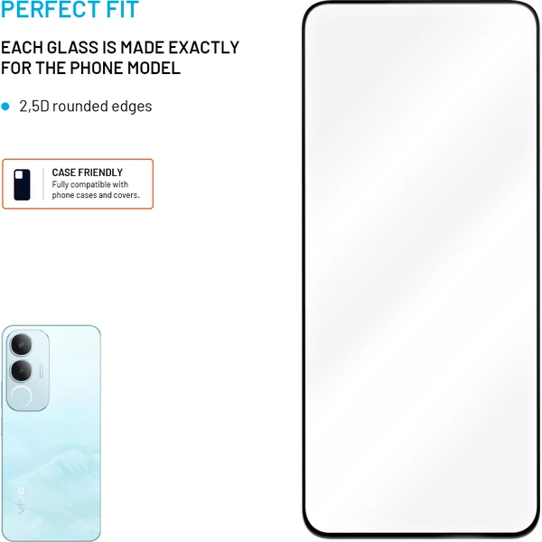 FIXED 2,5D Full-Cover ochranné sklo Vivo Y19S 4G/Y29 5G čierne - Ochranné fólie a sklo - Obrázok 65a886e472b64f27831bdb9347624a86