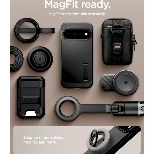 Spigen Tough Armor MagSafe, čierne - Google Pixel 11 Pro XL - Puzdra - Obrázok 65bb3a17d3f84086ad4ae2485a67fc4b