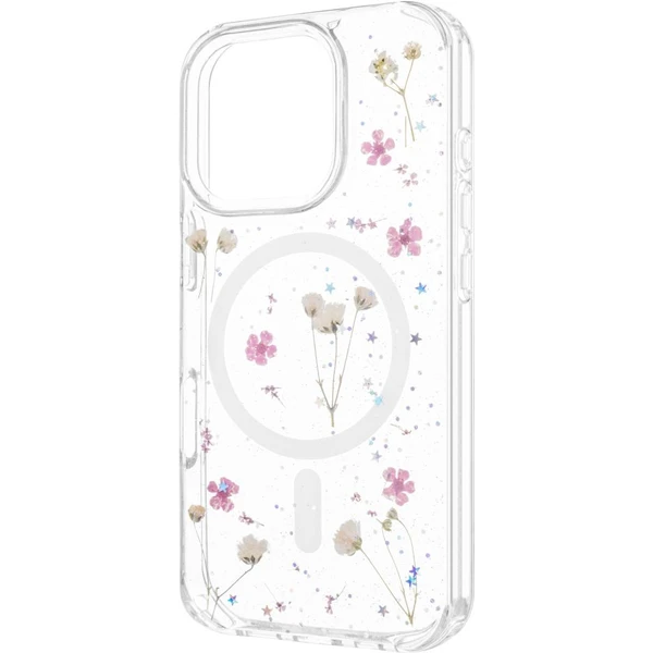 FIXED MagBloom kryt s MagSafe Apple iPhone 16 Pro Blush Plum - Puzdra - Hlavný obrázok