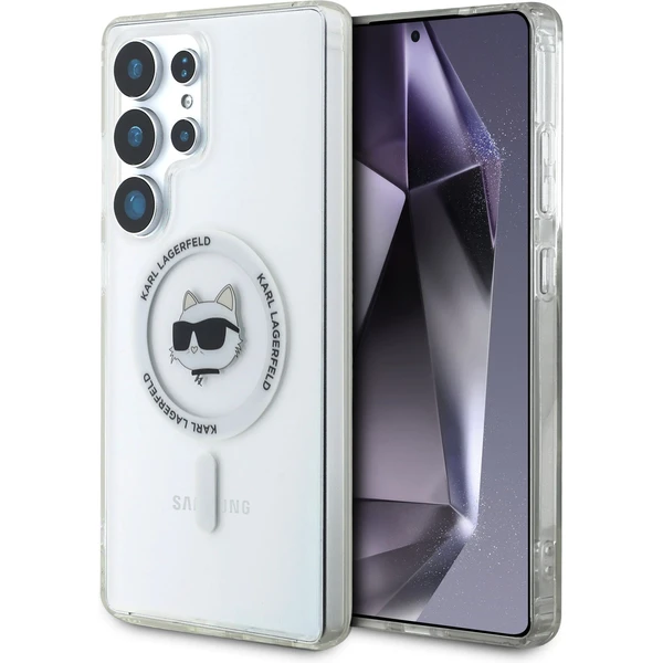 Karl Lagerfeld IML Chúpette Head MagSafe kryt Samsung Galaxy S25 Ultra číry - Puzdra - Hlavný obrázok