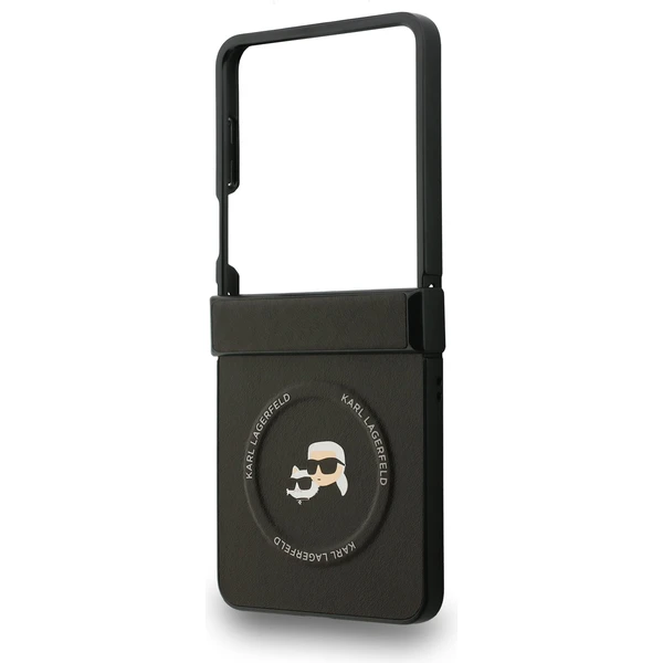 Karl Lagerfeld PU Karl and Choupette Heads Magnetic kryt Samsung Galaxy Z Flip 7 čierny - Puzdra - Obrázok 663afc99045a4b19aae723b65951a07d
