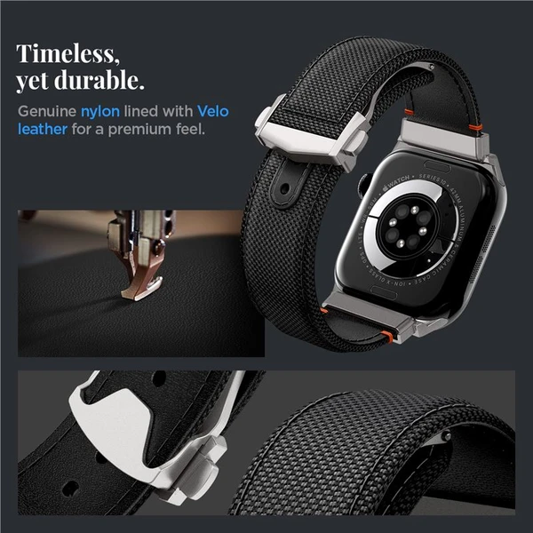 Spigen Classic Fit remienok Apple Watch 49/46/45/44mm čierny - Remienky - Obrázok 663e881fd6694bd2b29417857fbc74bc