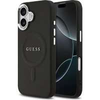 Guess PU Saffiano MagSafe kryt iPhone 17 čierny - Puzdra