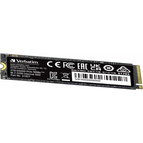 VERBATIM SSD Vi5000 Internal PCIe NVMe M.2 SSD 2TB - SSD - Obrázok 6663000O01