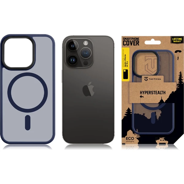 Tactical MagForce Hyperstealth kryt iPhone 14 Pro Deep Blue - Puzdra - Obrázok 66G1000701