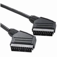 PremiumCord SCART/SCART kábel 2m čierny - Káble a redukcie