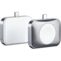Satechi USB-C 2v1 bezdrôtová nabíjacia stanica pre Apple Watch a Airpods strieborná - Nabíjačky