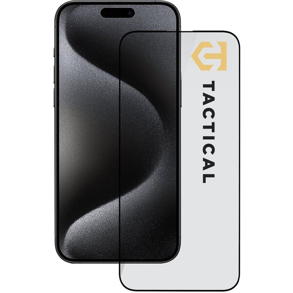 E-shop Tactical Glass Shield 5D sklo pre Apple iPhone 15 Pro Max čierne