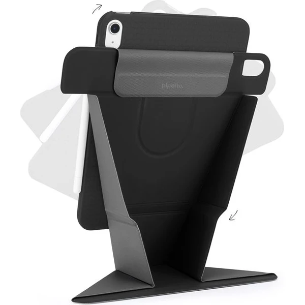 Puzdro Pipetto Origami No6 Stand pre iPad Air 11" (2026/2025/2024)/iPad Air 10,9" (2022/2020) čierne - Puzdra - Obrázok 66a76299560e42c1bb6e3733f06825ad