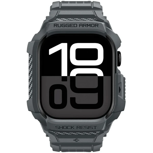 Spigen Rugged Armor Pro 2 puzdro Apple Watch 11 (46mm) dark gray - Puzdra - Obrázok 66af38a6afbe49f78b5c68003e7a7446
