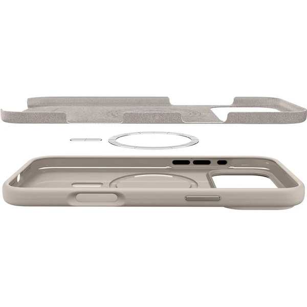Spigen Silicone Fit MagSafe kryt iPhone 17 Pro Max stone - Puzdra - Obrázok 66b35afdc76e4276a055018f13d28e26