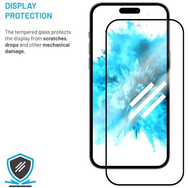 FIXED 2,5D Full-Cover ochranné sklo s aplikátorom Samsung Galaxy A17 4G/5G čierne (2 ks) - Ochranné fólie a sklo - Obrázok 66b36dcf7e7541bab6984b37cfdac05d