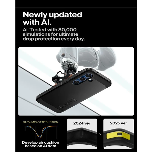 Spigen Tough Armor MagSafe kryt Samsung Galaxy S25 čierny - Puzdra - Obrázok 66e8f8a37ef2424882bb596f1e7e1ee2