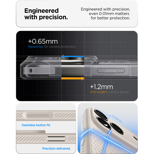 Spigen Liquid Air kryt iPhone 18 Pro Max/17 Pro Max natural titanium - Puzdra - Obrázok 66efe8e5f169425fb0f63c4d3b6f7cc4