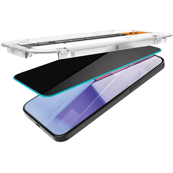 Spigen Glass TR EZ Fit HD Privacy sklo iPhone 15 Pro - Ochranné fólie a sklo - Obrázok 66f7446dff13461b8c5fb04bba6f498b
