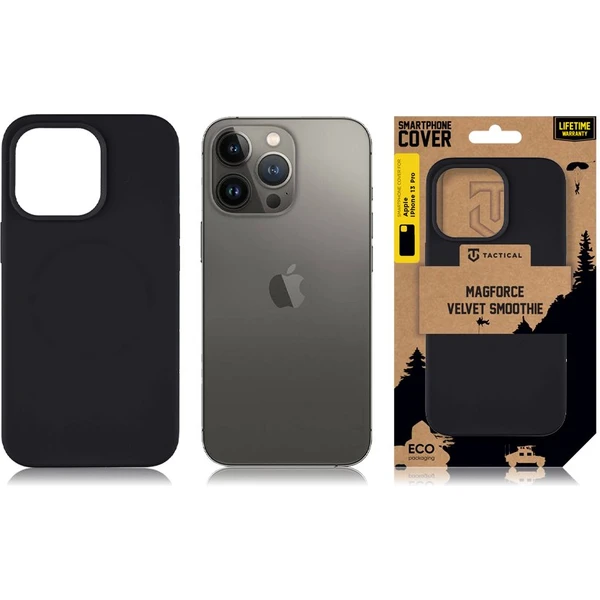 Tactical MagForce Velvet Smoothie Kryt pre Apple iPhone 13 Pro Asphalt - Puzdra - Obrázok 671ef04218624b3faadfdcafa844e9d6