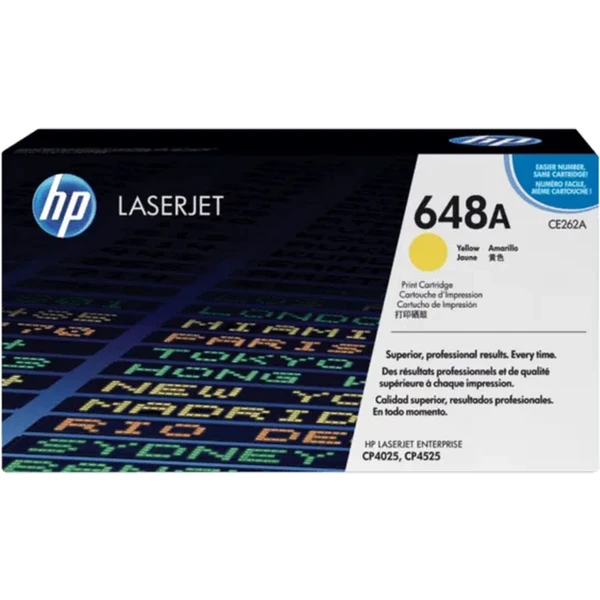 HP CE262A č. 648A Žltá originálna - Tonery - Hlavný obrázok