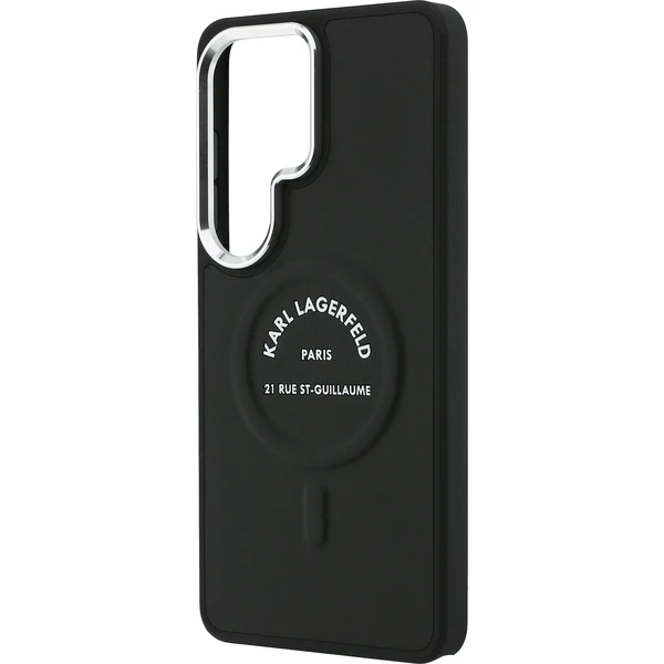 Karl Lagerfeld PU RSG Logo Magnetický kryt Samsung Galaxy S26 Ultra čierny - Puzdra - Obrázok 674b57e3e8e54aaf87f3c4552f5473e9
