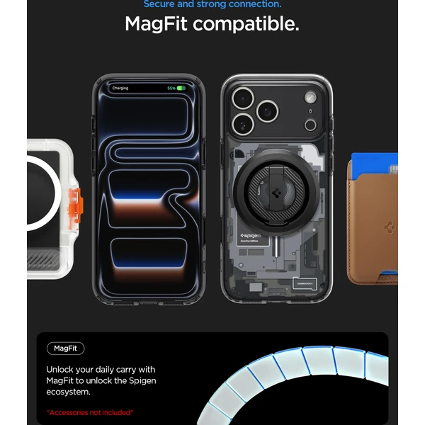 Spigen Ultra Hybrid MagSafe kryt iPhone 18 Pro/17 Pro zero one black - Puzdra - Obrázok 674cc41c65484a128c831d61ccd1177f