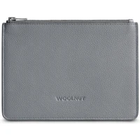 Woolnut Leather Pouch (Flat) kožené púzdro šedé - Organizéry