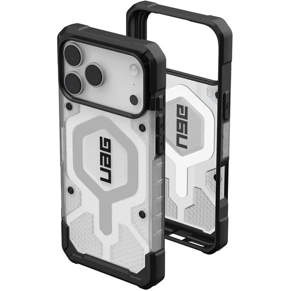 UAG Pathfinder Clear Magsafe kryt iPhone 17 Pro Max číry/strieborný - Puzdra - Obrázok 6769b71c62504188b7f1ba0185c13f25