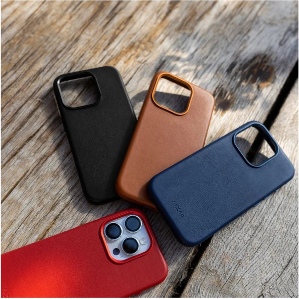 FIXED MagLeather kožený kryt s MagSafe Apple iPhone 16 modrý - Puzdra - Obrázok 678098ead83e463fad0a9f273dec51e5