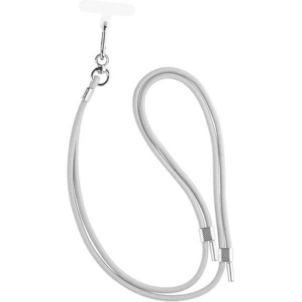FIXED NeckUni univerzálna šnúrka pre telefóny so zadným krytom šedá - Pútka - Obrázok 678337e959fd43058a7243df63043f56
