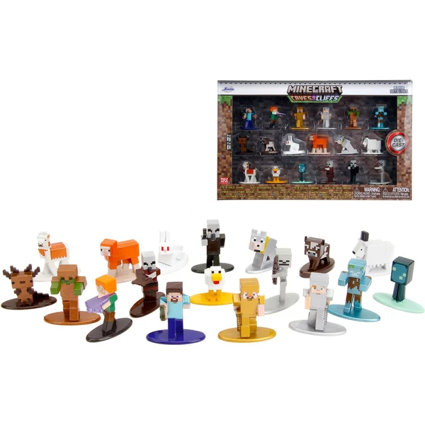Minecraft Nano Metalfigs Diecast Mini Figures 18-Pack Wave 10 4 cm - Figúrky - Hlavný obrázok